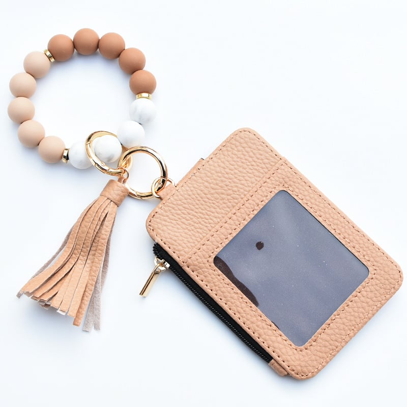 Дамски мултифункционален портфейл за монети и карти, Gu Zi, PU кожа, геометричен модел, стил уличен тренд