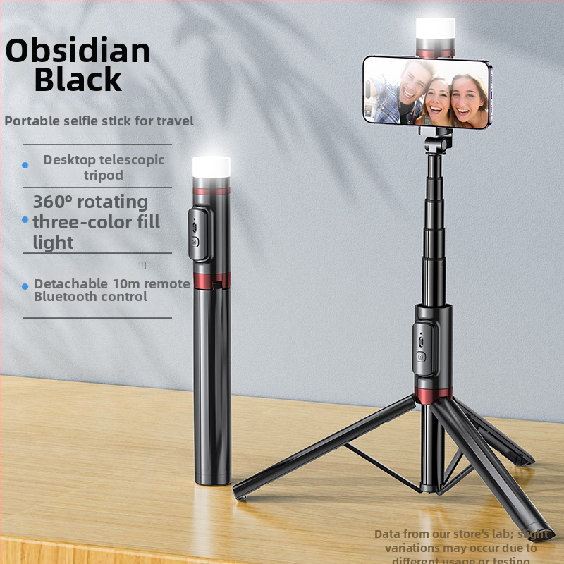 Bluetooth ručni selfie štap sa stabilizacijom, proširivim tripodom i rasvjetom
