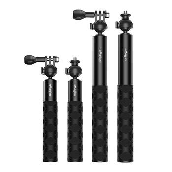 Amagisn Ball Head Selfie Stick за екшън камери | универсална съвместимост | Алуминиева сплав + неръждаема стомана