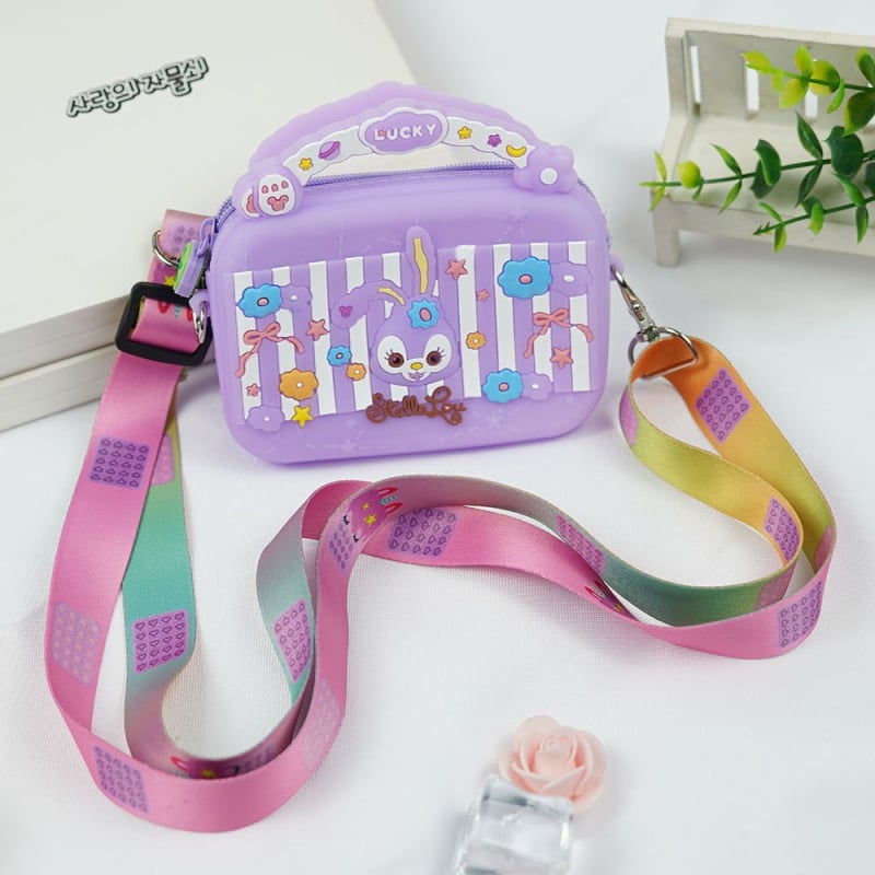 Силиконова авокадо чанта през кръст за монети, плоден принт, унисекс, портфейл с една сгъвка, водоустойчива и разширяваща се