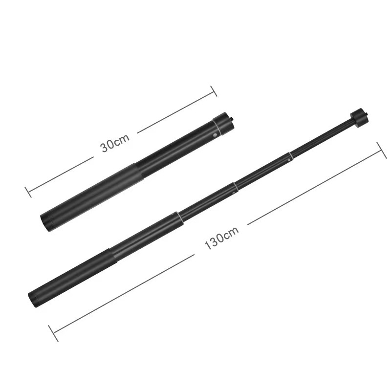 Bară de extensie din aliaj de aluminiu pentru gimbal Feiyu/DJI/Zhiqo, stabilizator triaxial, telescopic, 5 secțiuni, sarcină maximă 2-5 kg