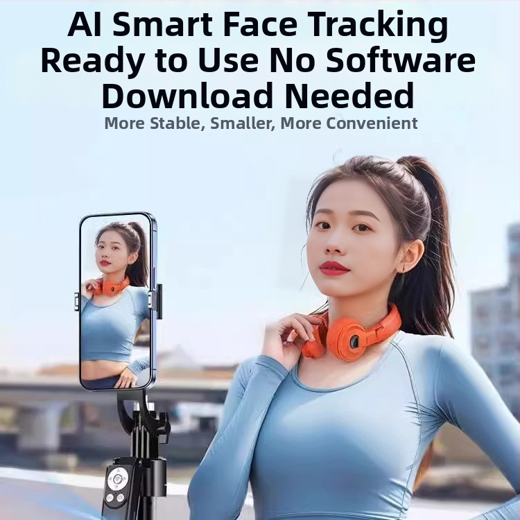 Inteligentný gimbal pre selfie tyč s 360° otočením, karbónové vlákno, diaľkové ovládanie, stabilizácia proti chveniu