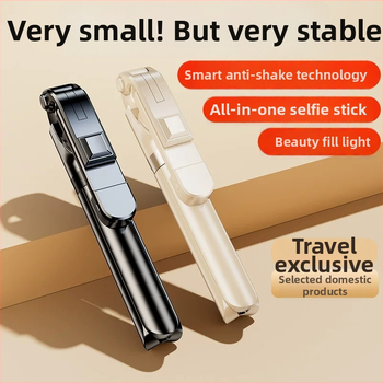 XT02 Bluetooth selfie tyč pre mobily, s integrovaným živým vysielaním a fotografovaním, univerzálna kompatibilita, diaľkové ovládanie, podsvietenie