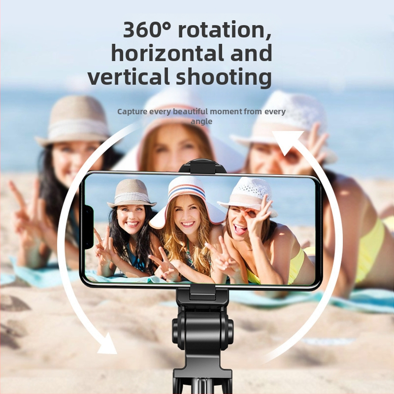 XT02 Bluetooth selfie tyč pre mobily, s integrovaným živým vysielaním a fotografovaním, univerzálna kompatibilita, diaľkové ovládanie, podsvietenie