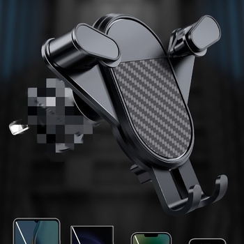 Suport auto pentru telefon cu ventuză pe bord și montaj pe ventilator, din plastic, stil general, suport pentru personalizare