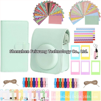 Polaroid Instax Mini 12/11/9 lisaseadmete komplekt – 10-ühes, kaamera kott, 108-lehel fotoraamat, raam, PU korpus