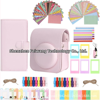 Polaroid Instax Mini 12/11/9 lisaseadmete komplekt – 10-ühes, kaamera kott, 108-lehel fotoraamat, raam, PU korpus