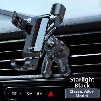 Auto držač za telefon Leeioo/leyi, metalni, model VCS-0208, univerzalna kompatibilnost