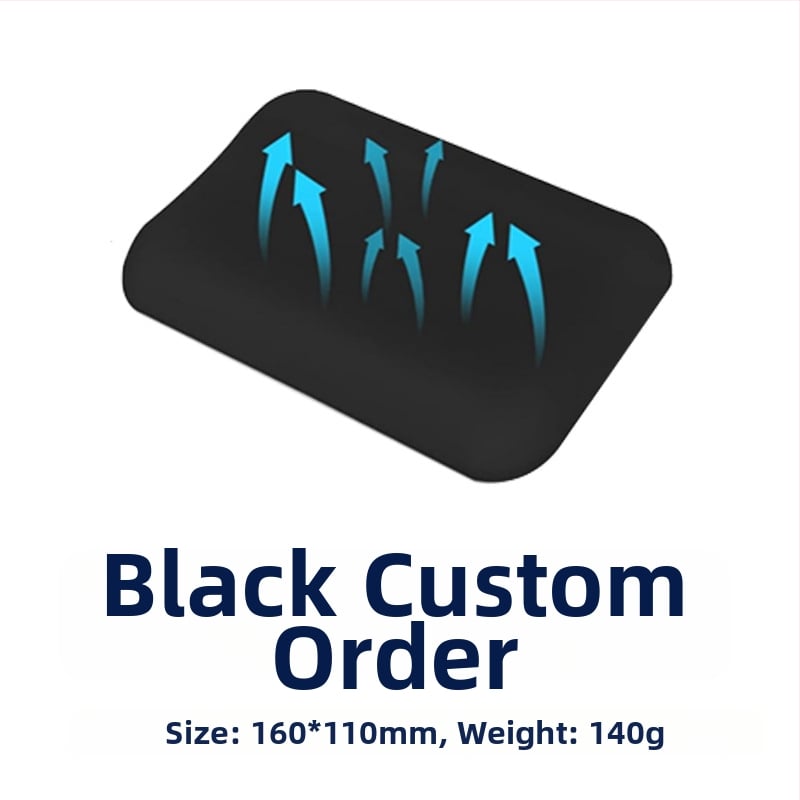 Паметна пяна клавиатурна подложка за китката с гумирана повърхност, едностранна, инжекционно формована.