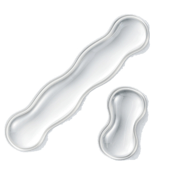 Прозрачна подложка за китката към мишката с дизайн на водна капка, нехлъзгаща се, естествен каучук, за офис и лаптоп