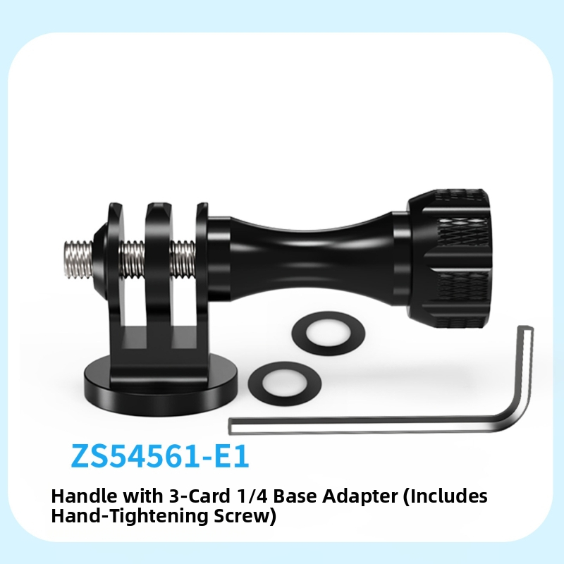 Monopod selfie din carbon cu 7 secțiuni, montaj 1/4 inch și interfețe duale, compatibil cu camere de acțiune și telefoane, sarcină maximă 2 kg