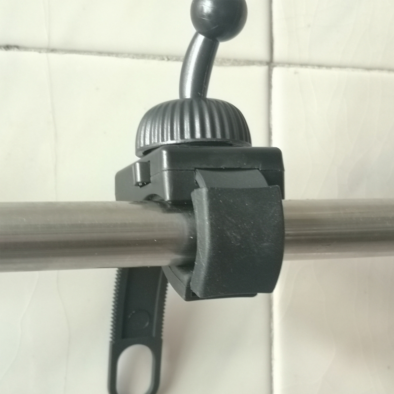 Fleksibilni nosač za mobitel za bicikl, dječji kolica i kolica za kupovinu — plastika, 17 mm kuglična glava, podesiva mekana traka, podržava prilagodbu