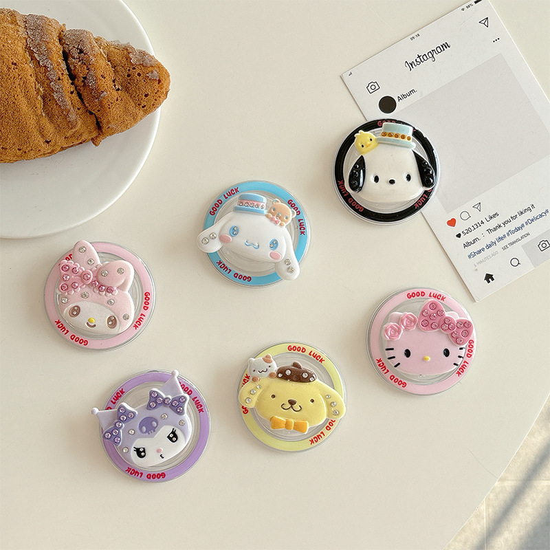 Stolni držač za mobitel, plastično kućište, crtani stil, neutralna marka