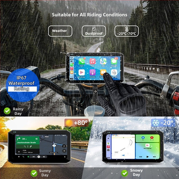 Mt9a Dviračio dviejų kamerų dash cam su CarPlay, padangos slėgio stebėjimas ir aklųjų zonų aptikimas, 150° matymo kampas, 5MP, microSD iki 64GB, 12V