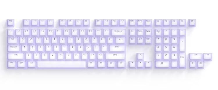 Set kapica tipki za mehaničku gaming tipkovnicu – RGB pozadinsko osvjetljenje, vodootpornost, kompatibilno s tipkovnicama od 21/61/87/104/108 tipki