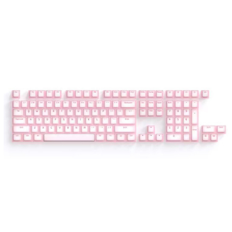 Set kapica tipki za mehaničku gaming tipkovnicu – RGB pozadinsko osvjetljenje, vodootpornost, kompatibilno s tipkovnicama od 21/61/87/104/108 tipki