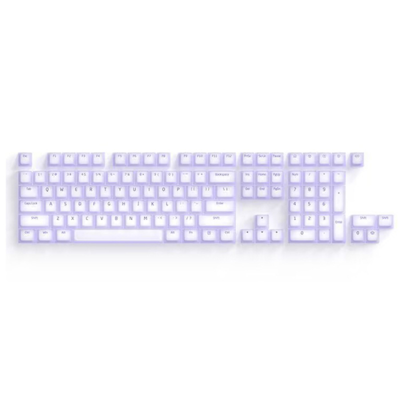 Set kapica tipki za mehaničku gaming tipkovnicu – RGB pozadinsko osvjetljenje, vodootpornost, kompatibilno s tipkovnicama od 21/61/87/104/108 tipki
