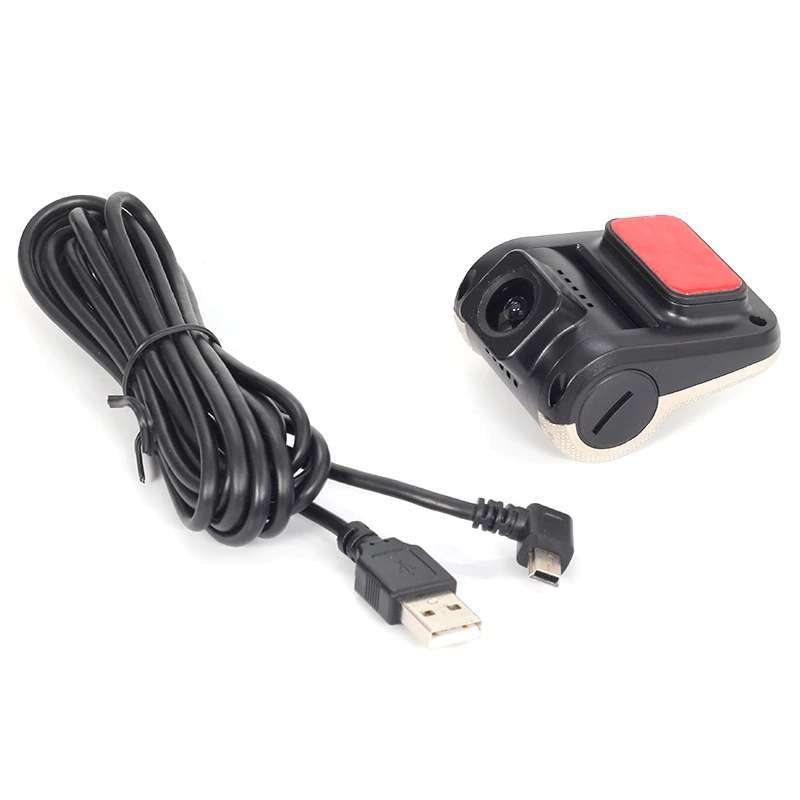 Dash cam WiFi ascuns cu ADAS, corp din aliaj de zinc, obiectiv unic, unghi de vizualizare 170°, 1080p, USB, card TF