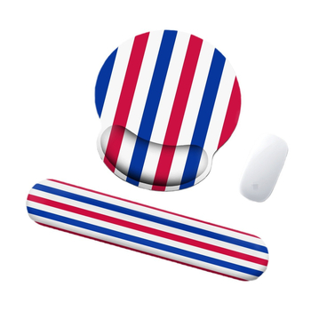 Подложка за мишка с подлакътник, бюро подложка от естествен каучук, противохлъзгаща, инжекционно формована, OEM персонализация