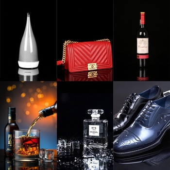 Temperēta stikla fona panelis ar reflektoru, 5 mm biezums, svars 5,3 kg, piemērots preču fotografēšanai