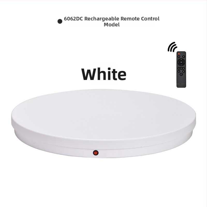 Elektrický otočný stolík na fotenie produktu s diaľkovým ovládaním, nosnosť 100 kg, ABS konštrukcia, modely 6062A/6062DC