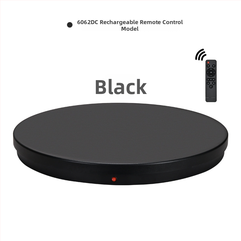 Elektrický otočný stolík na fotenie produktu s diaľkovým ovládaním, nosnosť 100 kg, ABS konštrukcia, modely 6062A/6062DC