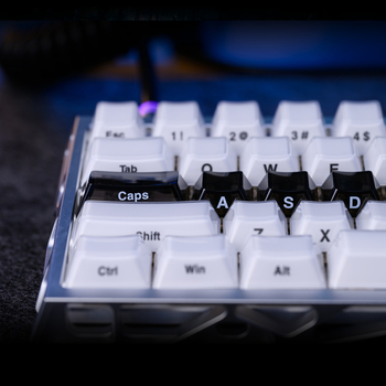 Xvx Crystal Jelly Sword Keycap – Mehanička tipkovnica Ev63, 95+17 tipki, RGB pozadinsko osvjetljenje, PC kućište, kompatibilno s magnetskim osovinama