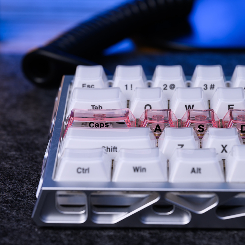 Xvx Crystal Jelly Sword Keycap – Mehanička tipkovnica Ev63, 95+17 tipki, RGB pozadinsko osvjetljenje, PC kućište, kompatibilno s magnetskim osovinama