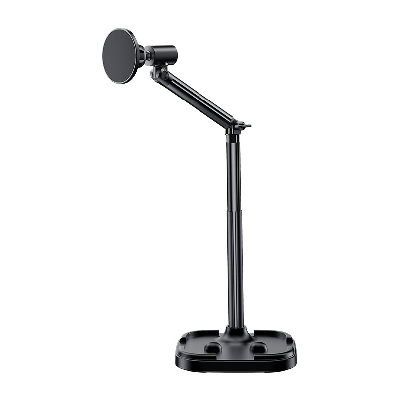 Suport metalic pentru telefon, pentru înregistrări deasupra biroului – prindere magnetică, compatibilitate universală