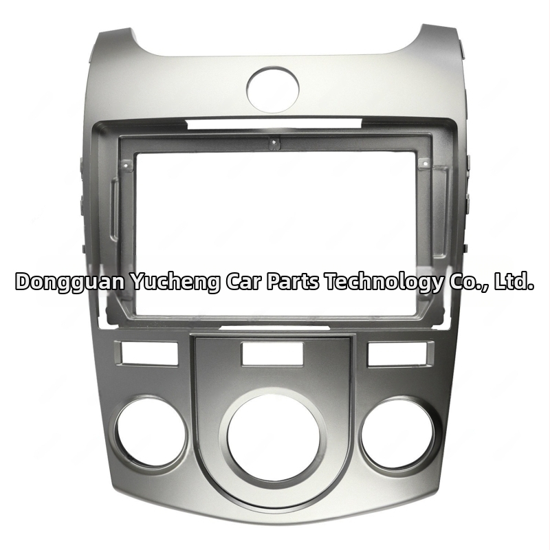 Bezel navigare Android pentru Kia Forte Cerato Foret; material ABS+PC; compatibil cu transmisie automată; ani de model 2009–2017; greutate 0,4 kg