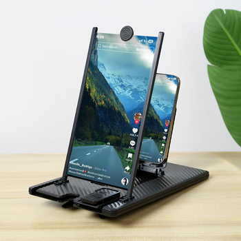 Stojan na zosilnenie obrazovky pre mobilný telefón s diaľkovým ovládaním, ABS materiál, jednoduchý štýl, podpora personalizácie