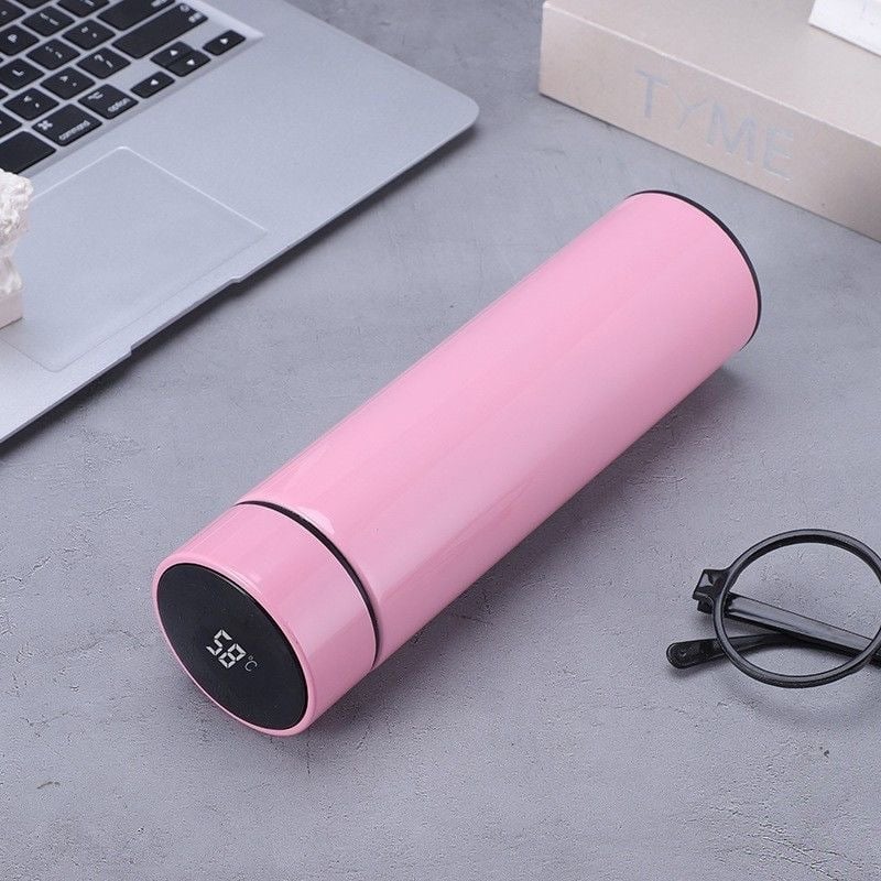 Termos pohár 304 rozsdamentes acél belső tartállyal, külső 201 rozsdamentes acél, szigetelés 6–12 óra, teavíz elválasztás, intelligens vezérlés hőmérséklet-méréssel