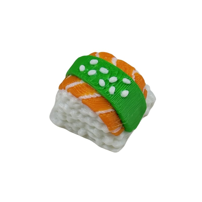 Keycap - ručno izrađeni smolni sushi dizajn za mehaničke tipke s križnim osovinama; prilagođeni logotip; moguća privatna etiketa