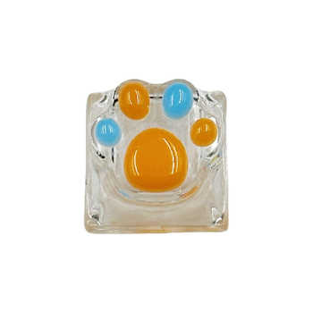 KK-Cokio MZ005 Ръчно изработени капачета за клавиши от смола за Cross-axis механична клавиатура – дизайн котешка лапа, персонализирани