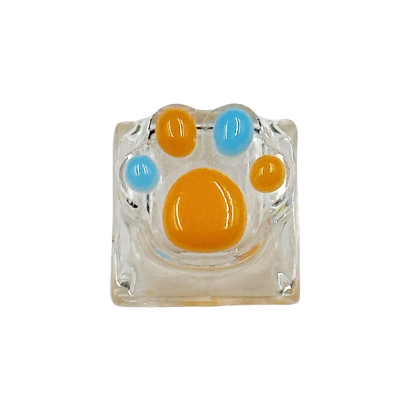 KK-Cokio MZ005 Ръчно изработени капачета за клавиши от смола за Cross-axis механична клавиатура – дизайн котешка лапа, персонализирани