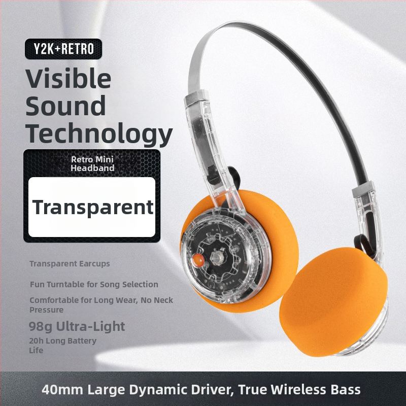 Cască Bluetooth metalică cu stil retro pentru cap, stereo, BT 5.4, rază de 10 m, baterie peste 8 ore, cip Jerry, latență scăzută pentru gaming