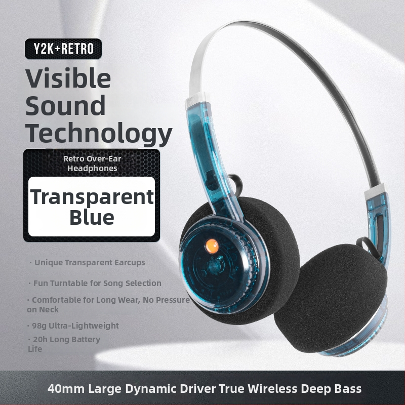 Cască Bluetooth metalică cu stil retro pentru cap, stereo, BT 5.4, rază de 10 m, baterie peste 8 ore, cip Jerry, latență scăzută pentru gaming