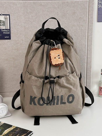 Unisex lagani ruksak s vrpcom za aktivnosti na otvorenom – poliester, kapacitet 36–55 L, 15-inčni laptop stane, ergonomski stražnji panel