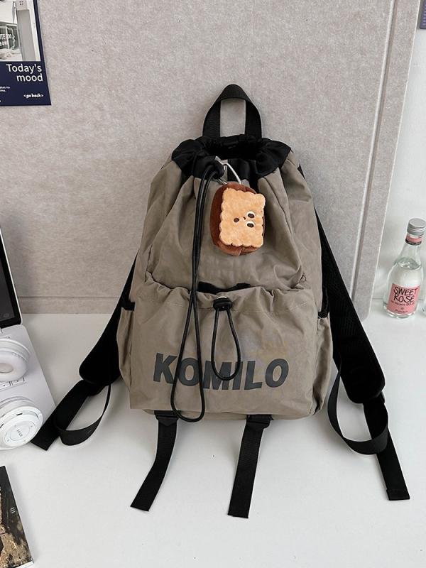 Unisex lagani ruksak s vrpcom za aktivnosti na otvorenom – poliester, kapacitet 36–55 L, 15-inčni laptop stane, ergonomski stražnji panel