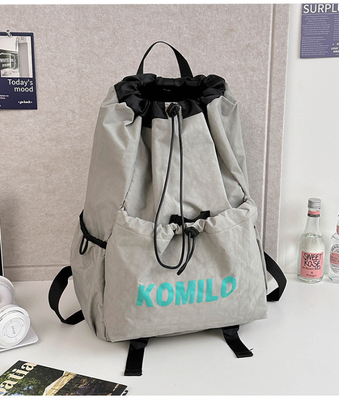 Unisex lagani ruksak s vrpcom za aktivnosti na otvorenom – poliester, kapacitet 36–55 L, 15-inčni laptop stane, ergonomski stražnji panel
