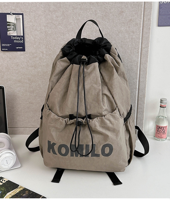 Unisex lagani ruksak s vrpcom za aktivnosti na otvorenom – poliester, kapacitet 36–55 L, 15-inčni laptop stane, ergonomski stražnji panel
