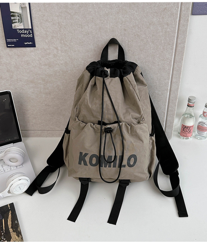 Unisex lagani ruksak s vrpcom za aktivnosti na otvorenom – poliester, kapacitet 36–55 L, 15-inčni laptop stane, ergonomski stražnji panel