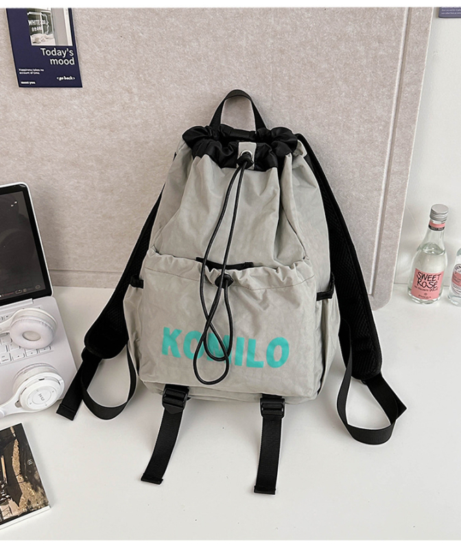 Unisex lagani ruksak s vrpcom za aktivnosti na otvorenom – poliester, kapacitet 36–55 L, 15-inčni laptop stane, ergonomski stražnji panel