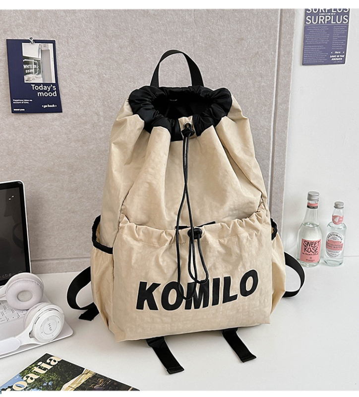 Unisex lagani ruksak s vrpcom za aktivnosti na otvorenom – poliester, kapacitet 36–55 L, 15-inčni laptop stane, ergonomski stražnji panel