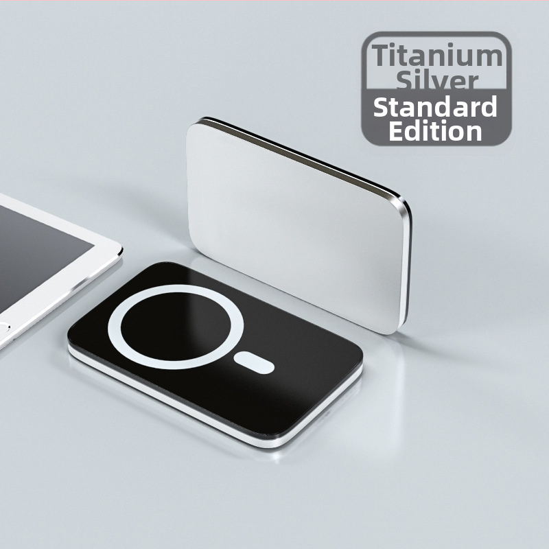 Magnetinė belaidė įkrovimo power bankas Apple MagSafe – CCC sertifikuota, PD 2.0, 20W, 10000mAh