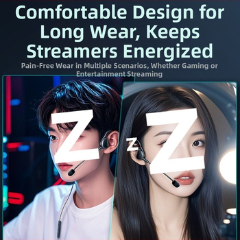 Drôtový headset pre živé vysielanie s mikrofónom s potlačením šumu, pre PC/desktop/notebook, 3,5 mm konektor, 2 m kábel, všetko v jednom