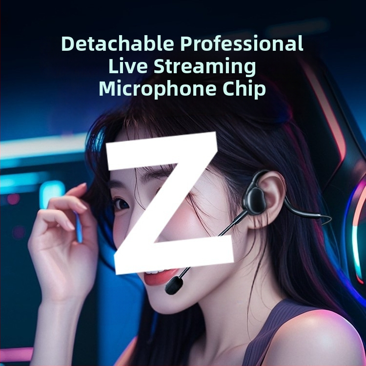 Drôtový headset pre živé vysielanie s mikrofónom s potlačením šumu, pre PC/desktop/notebook, 3,5 mm konektor, 2 m kábel, všetko v jednom