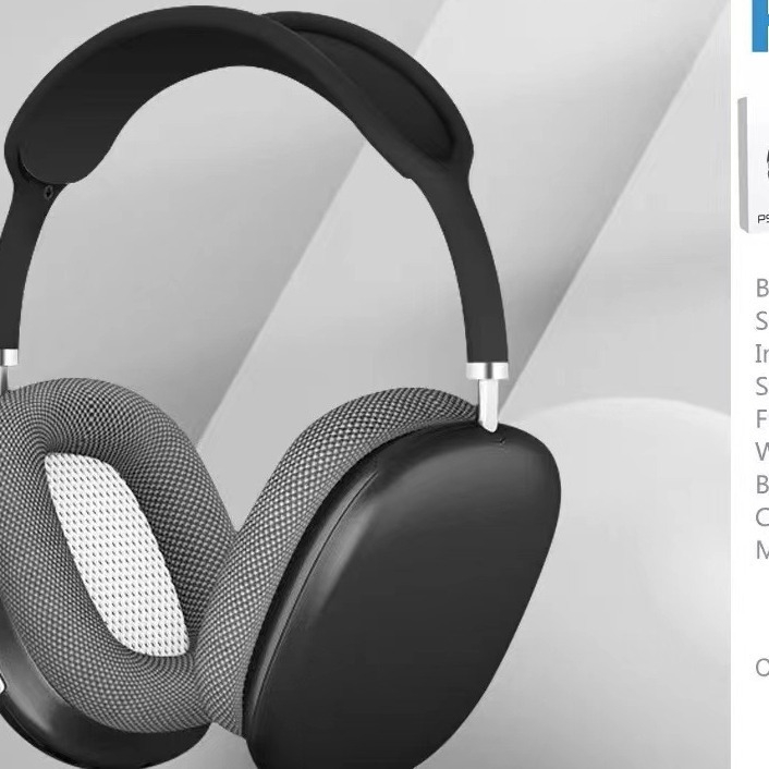 Безжичен Bluetooth гейминг хедсет P9 – на глава, обхват 10 м, тегло 220 г, без микрофон