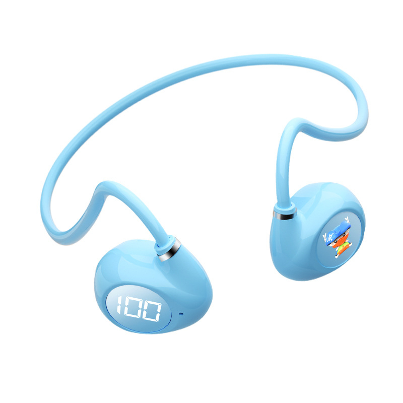 V40 Bluetooth ακουστικά οστικής αγωγής, επί κεφαλής για αθλητισμό, ανθεκτικά στον ιδρώτα, εμβέλεια 10 μ, BT 5.3, 8+ ώρες αυτονομία, IPX3