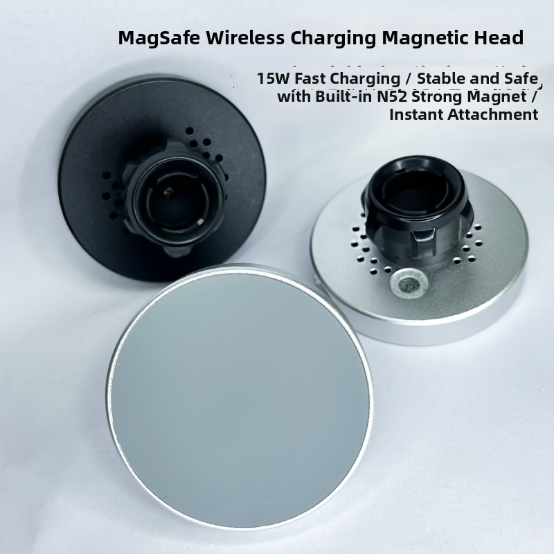 MagSafe magnetické bezdrôtové autonabíjačka s držiakom na telefón - 15W rýchle nabíjanie, QC3.0, Qi-kompatibilné, určené pre iPhone a Android